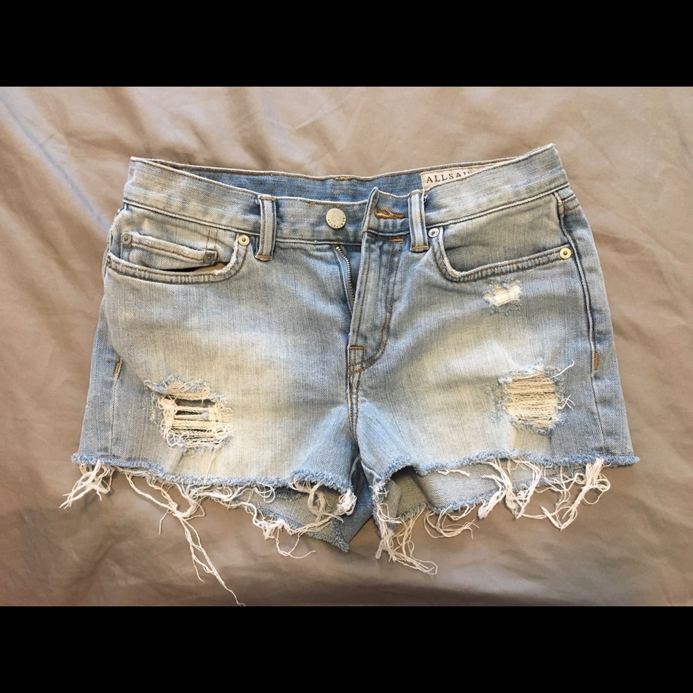 All Saints Denim Shorts